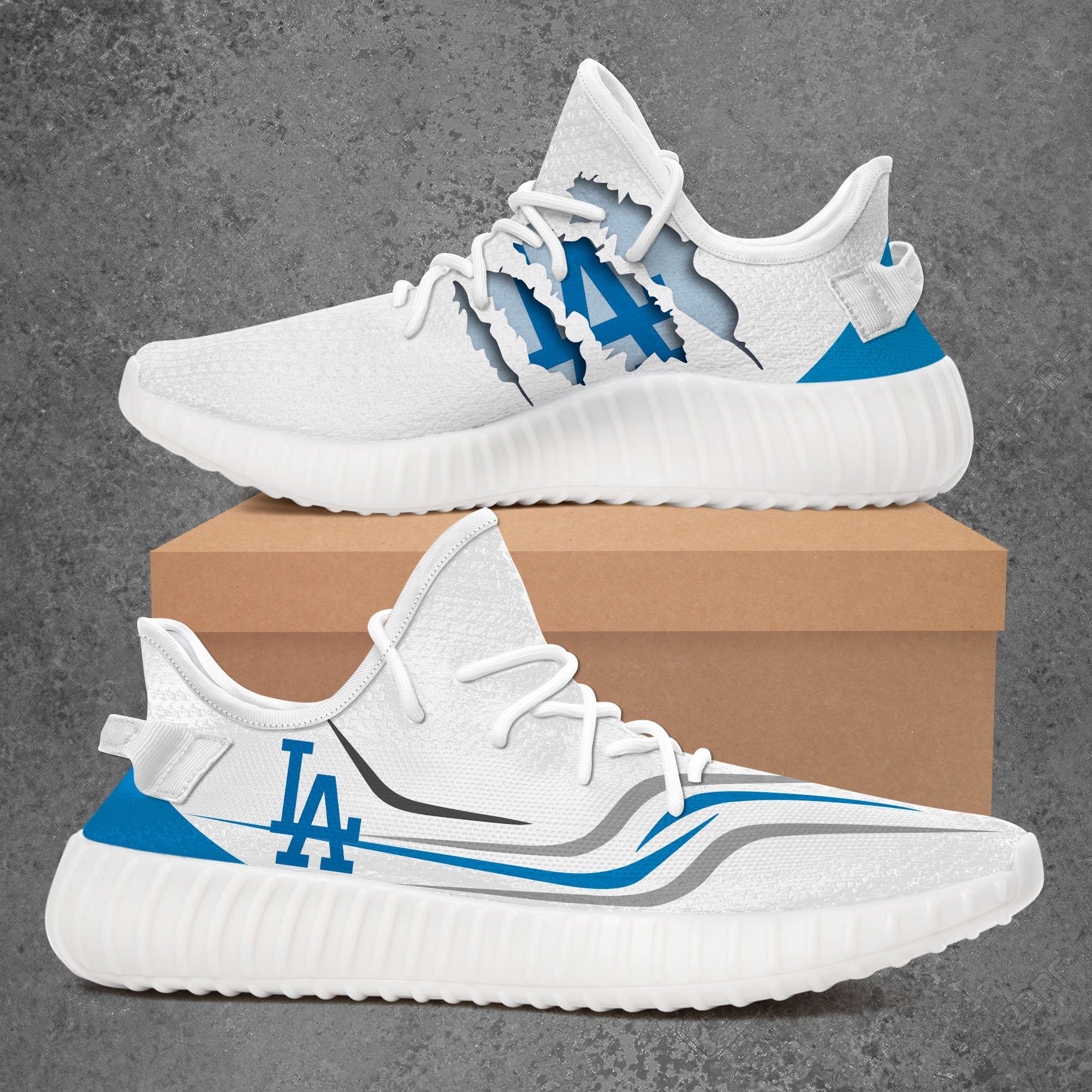 JWFancy Los Angeles Dodgers Yeezy Boost Shoes For Men And Women