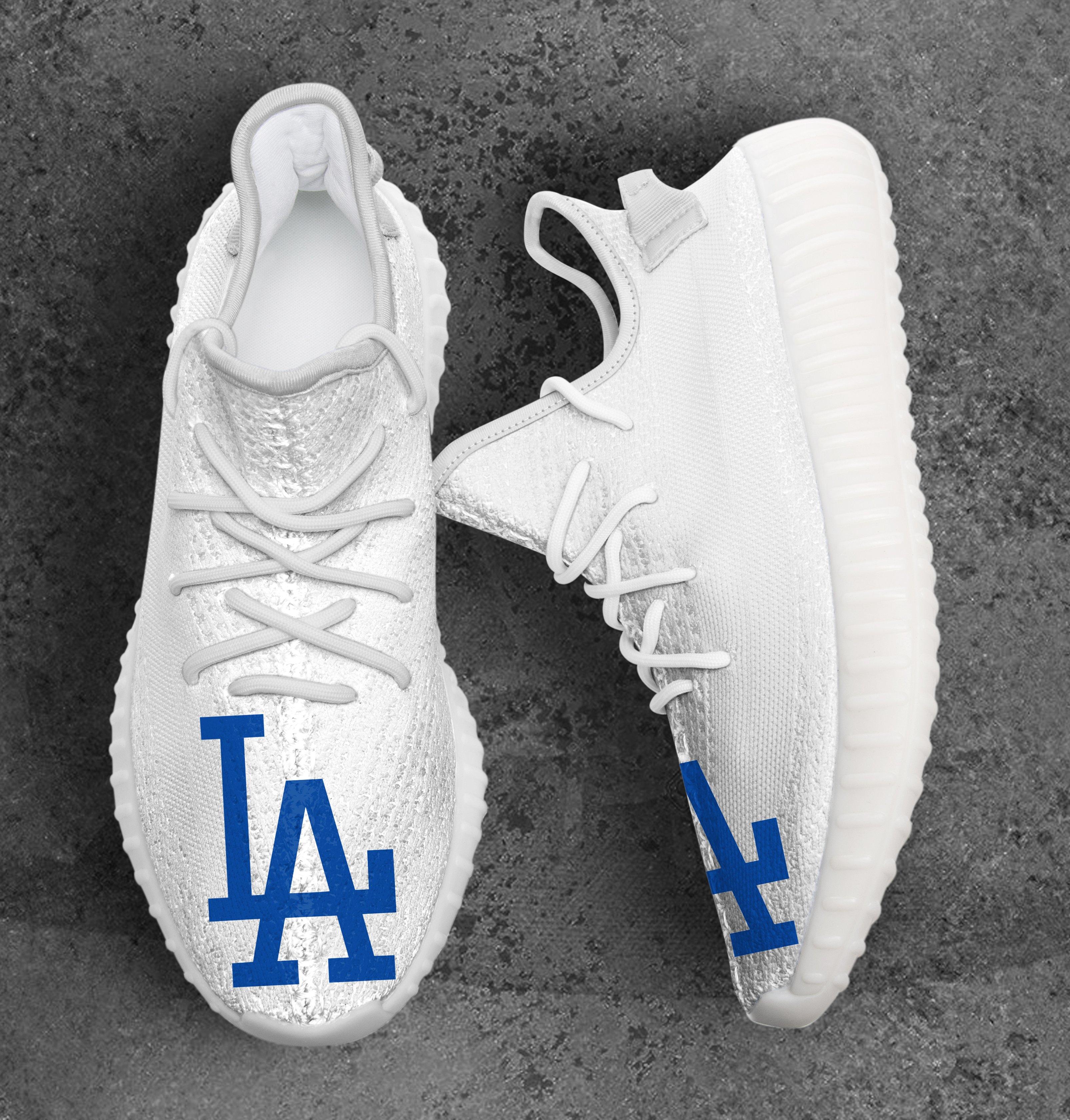 JWFancy Los Angeles Dodgers Yeezy Boost Shoes For Men And Women