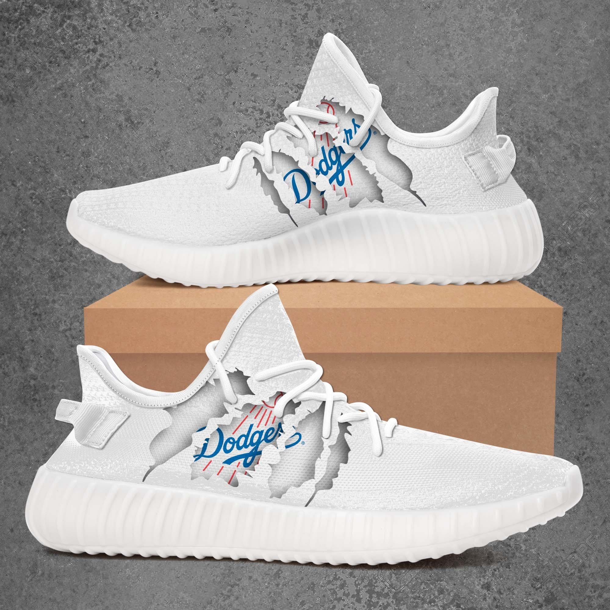 JWFancy Los Angeles Dodgers Yeezy Boost Shoes For Men And Women