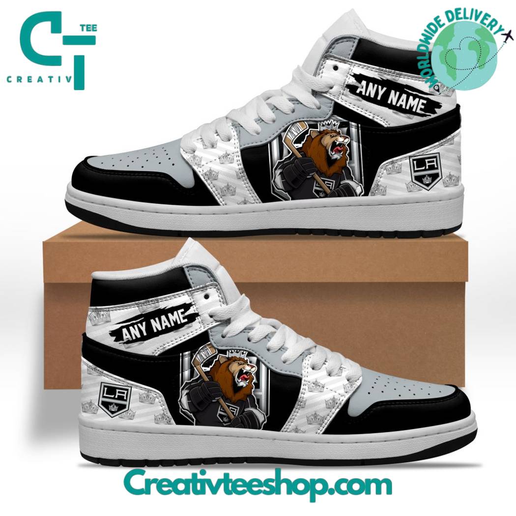 JWFancy Los Angeles Kings AJ1 High Sneakers Shoes For Men And Women