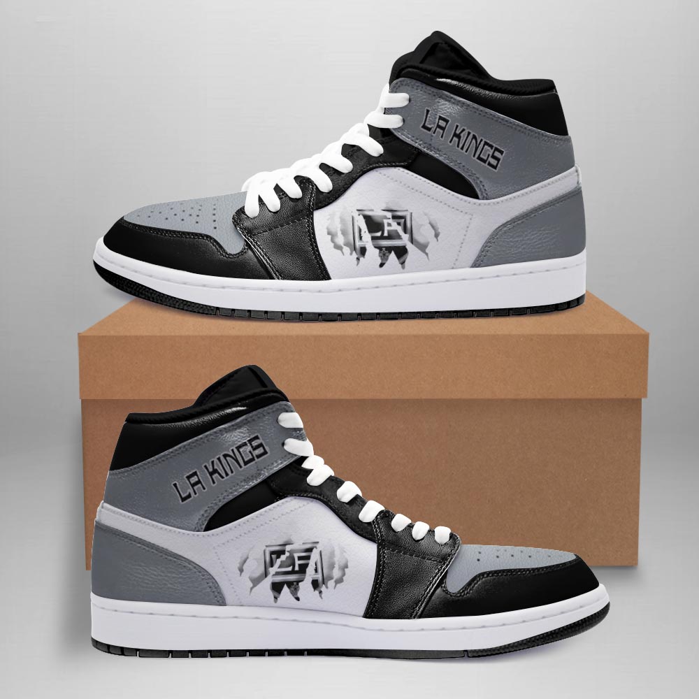 JWFancy Los Angeles Kings AJ1 High Sneakers Shoes For Men And Women
