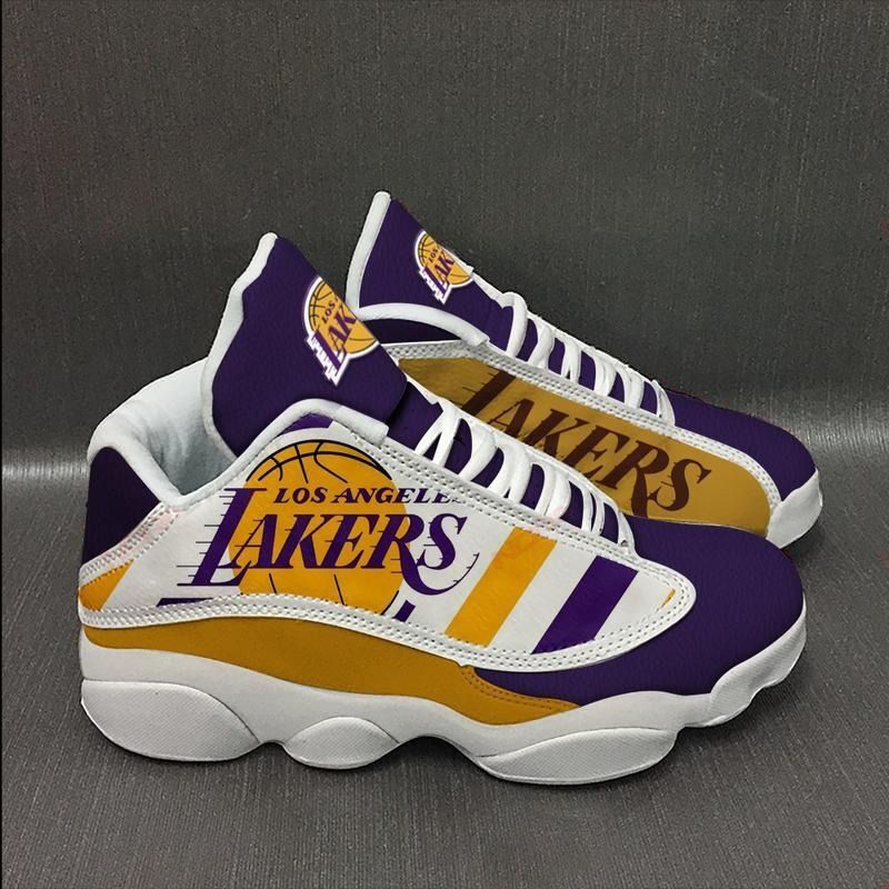 JWFancy Los Angeles Laker AJ13 Sneakers Shoes For Men And Women