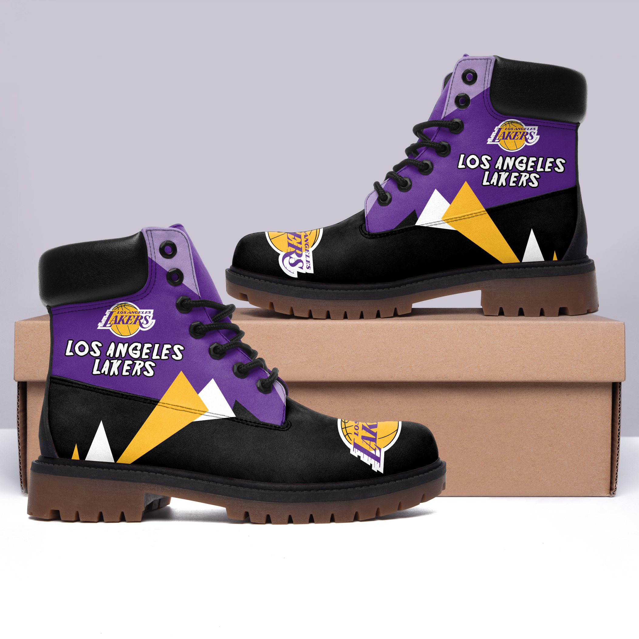 JWFancy Los Angeles Lakers Boots Shoes For Men And Women