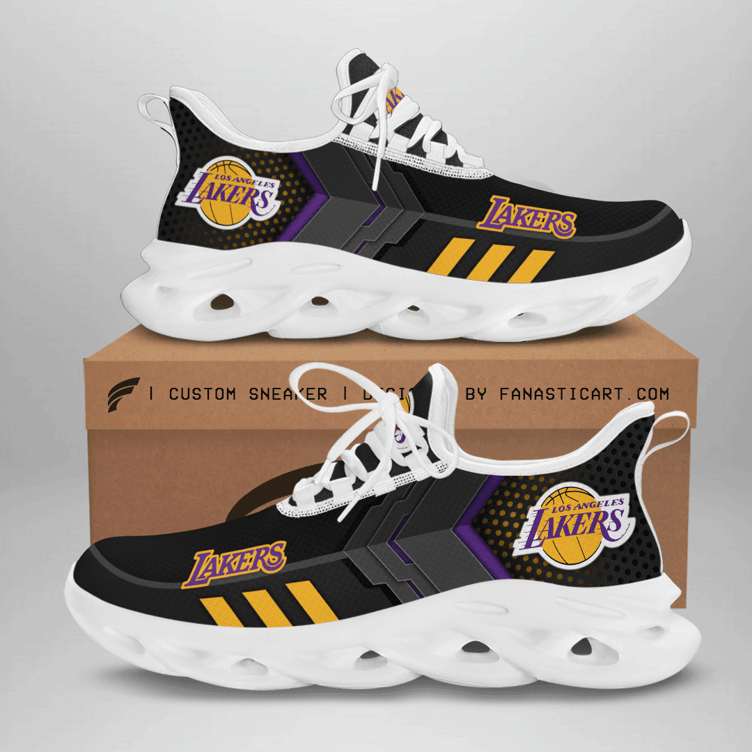 JWFancy Los Angeles Lakers NFL Max Soul Shoes Sneakers For Men And Women