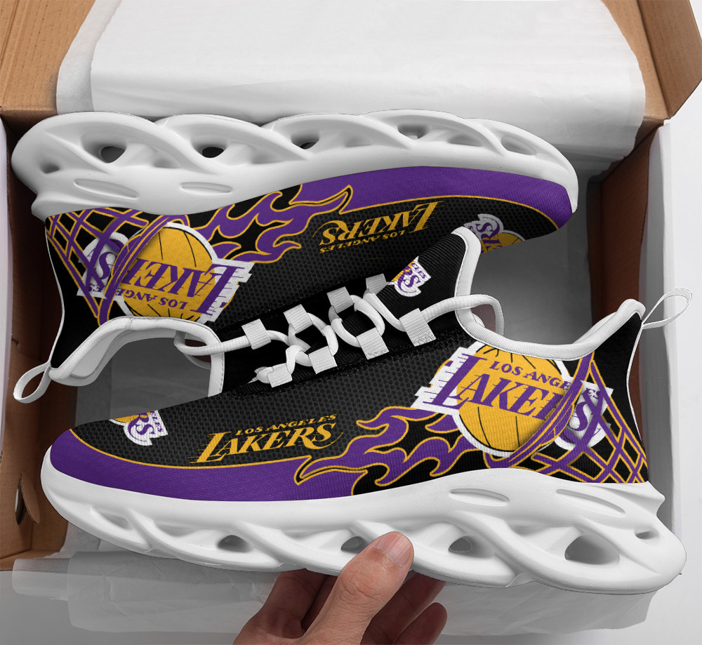JWFancy Los Angeles Lakers NFL Max Soul Shoes Sneakers For Men And Women