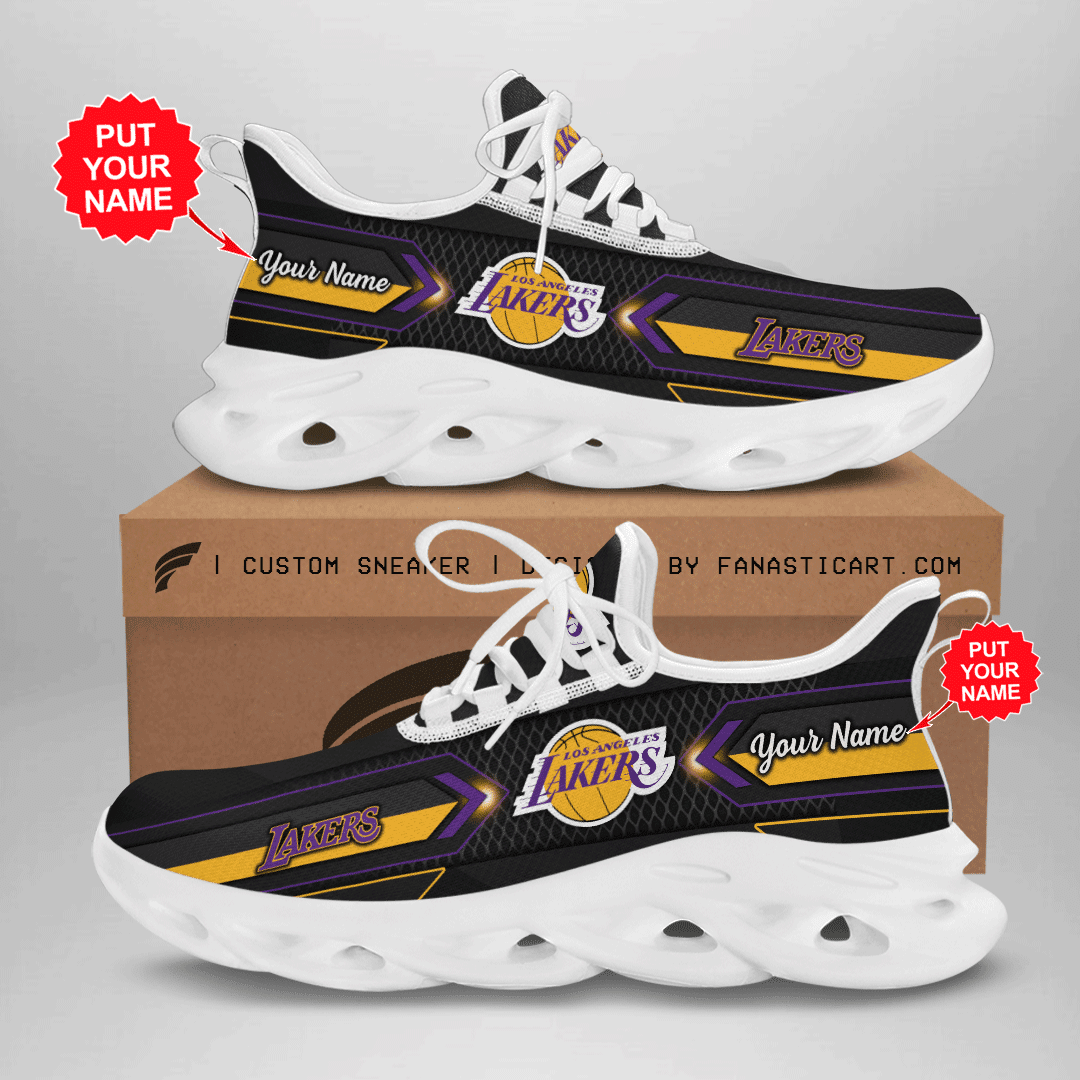 JWFancy Los Angeles Lakers NFL Max Soul Shoes Sneakers For Men And Women