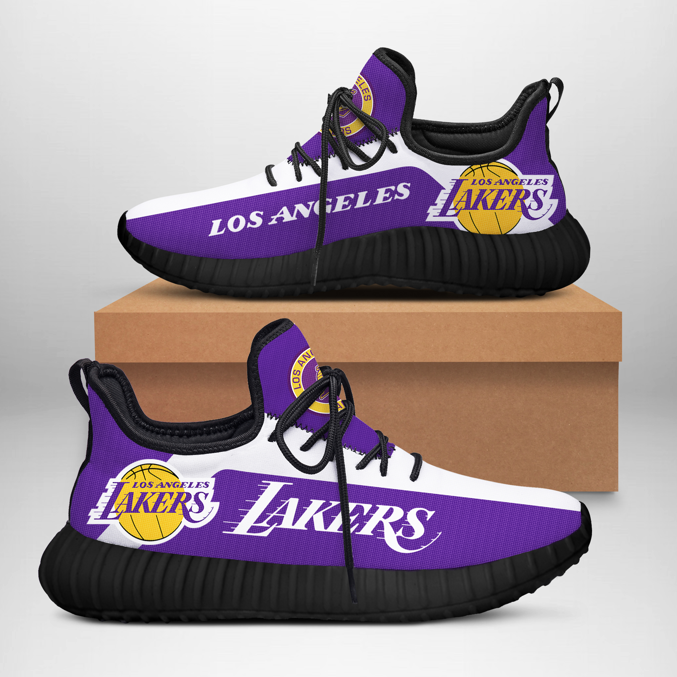 JWFancy Los Angeles Lakers Reze Sneakers Shoes For Men And Women