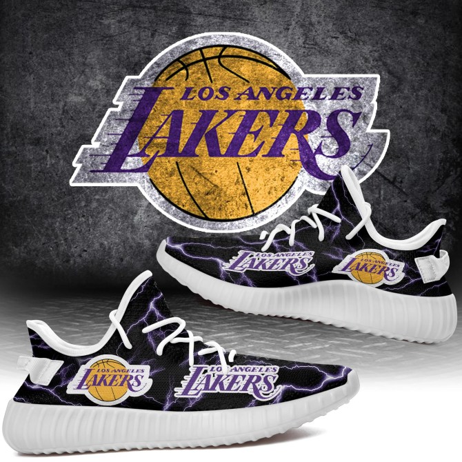 JWFancy Los Angeles Lakers Yeezy Boost Shoes For Men And Women