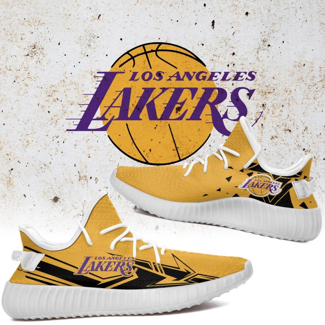 JWFancy Los Angeles Lakers Yeezy Boost Shoes For Men And Women