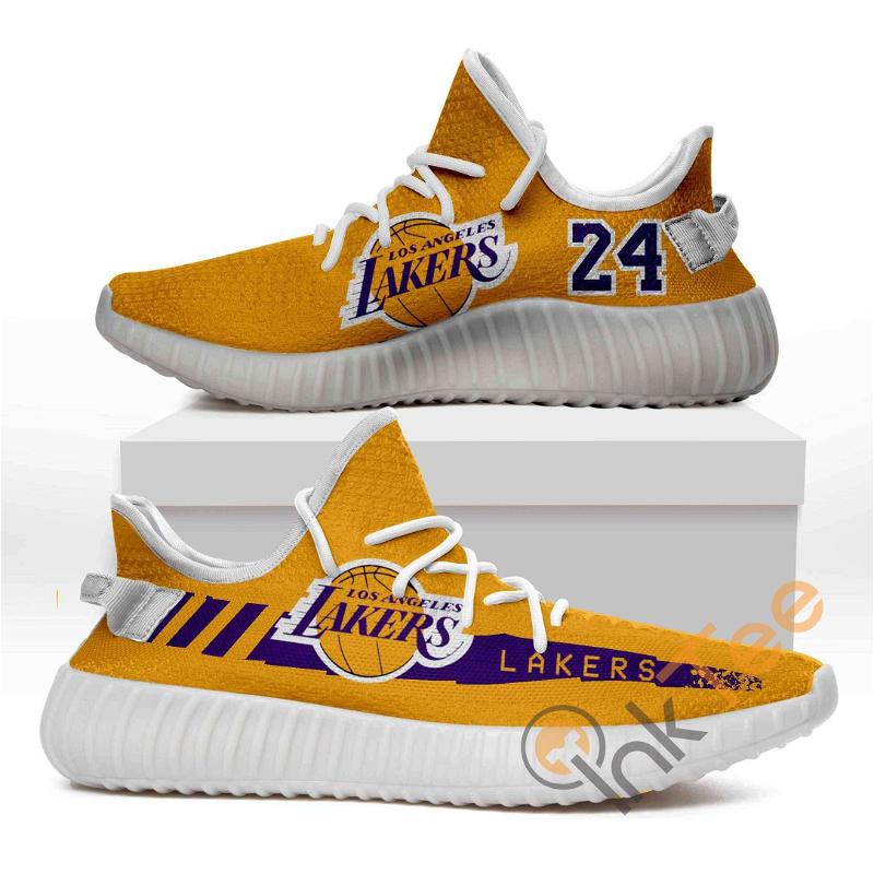 JWFancy Los Angeles Lakers Yeezy Boost Shoes For Men And Women