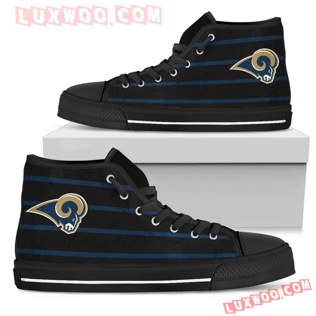 JWFancy Los Angeles Rams High Top Canvas Sneakers Shoes For Men And Women