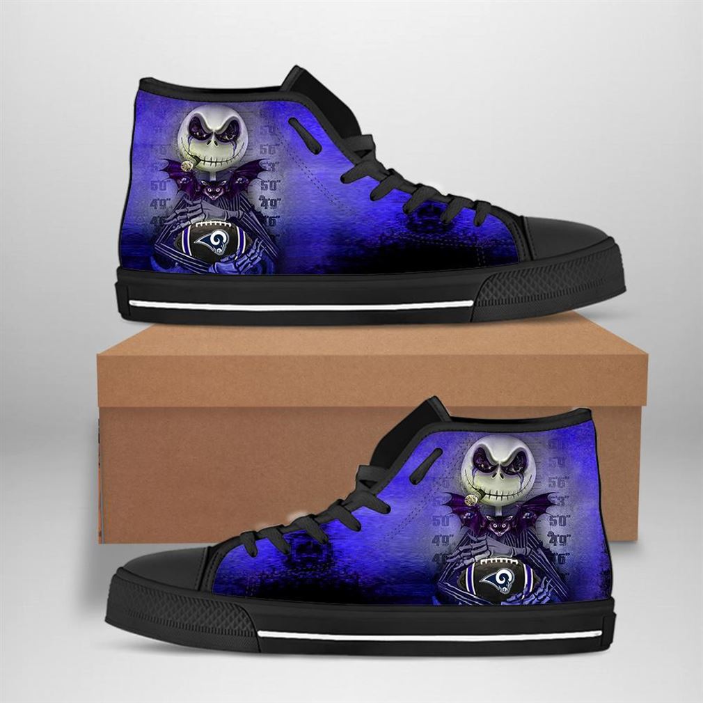 JWFancy Los Angeles Rams High Top Canvas Sneakers Shoes For Men And Women
