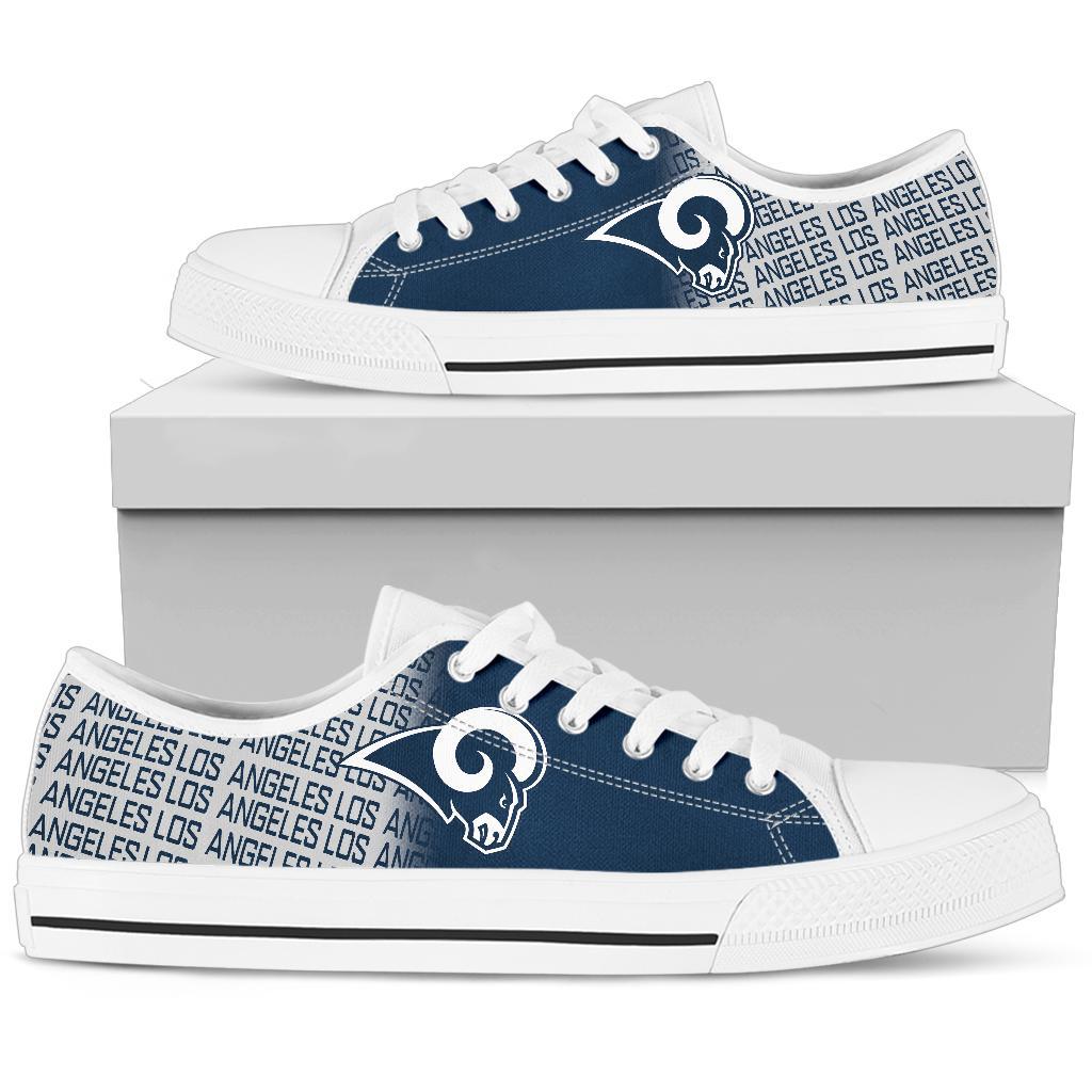 JWFancy Los Angeles Rams Low Top Canvas Sneakers Shoes For Men And Women