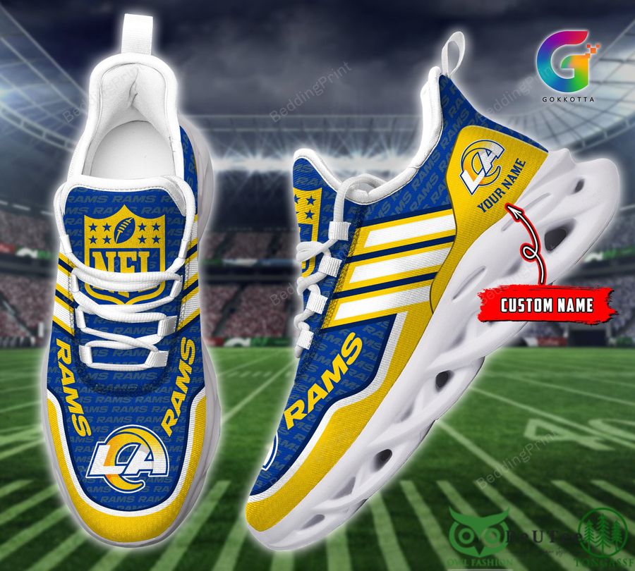 JWFancy Los Angeles Rams Max Soul Shoes Sneakers For Men And Women