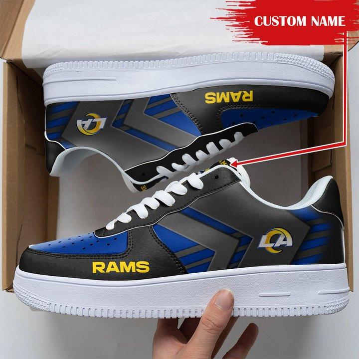 JWFancy Los Angeles Rams NFL Air Low-Top Sneakers Shoes For Men And Women