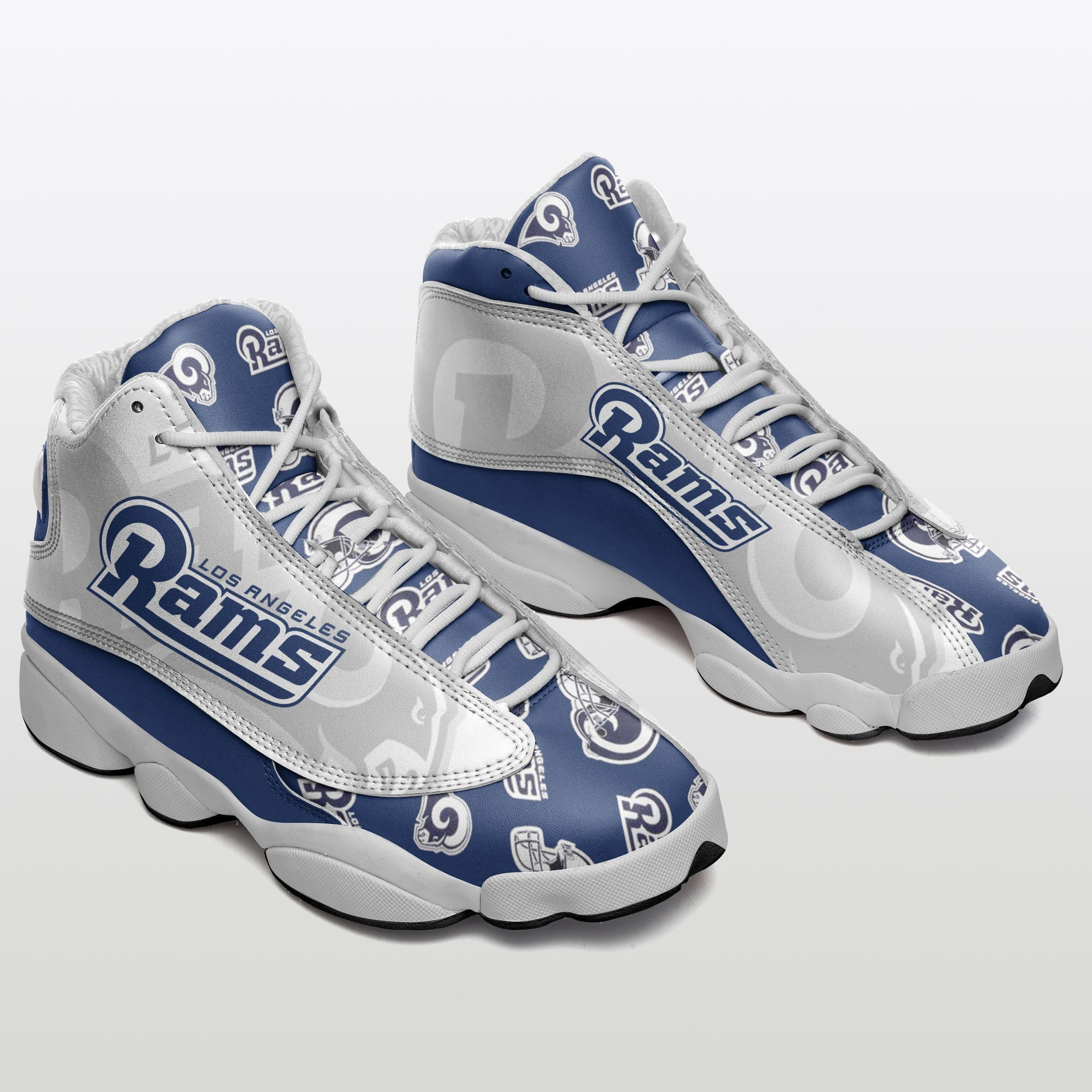 JWFancy Los Angeles Rams NFL AJ13 Sneakers Shoes For Men And Women