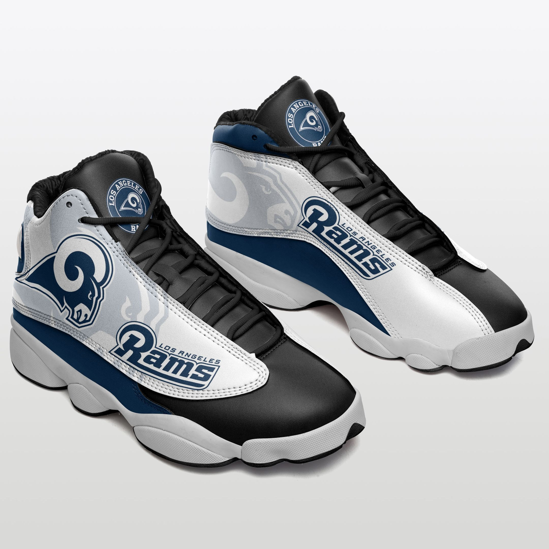 JWFancy Los Angeles Rams NFL AJ13 Sneakers Shoes For Men And Women