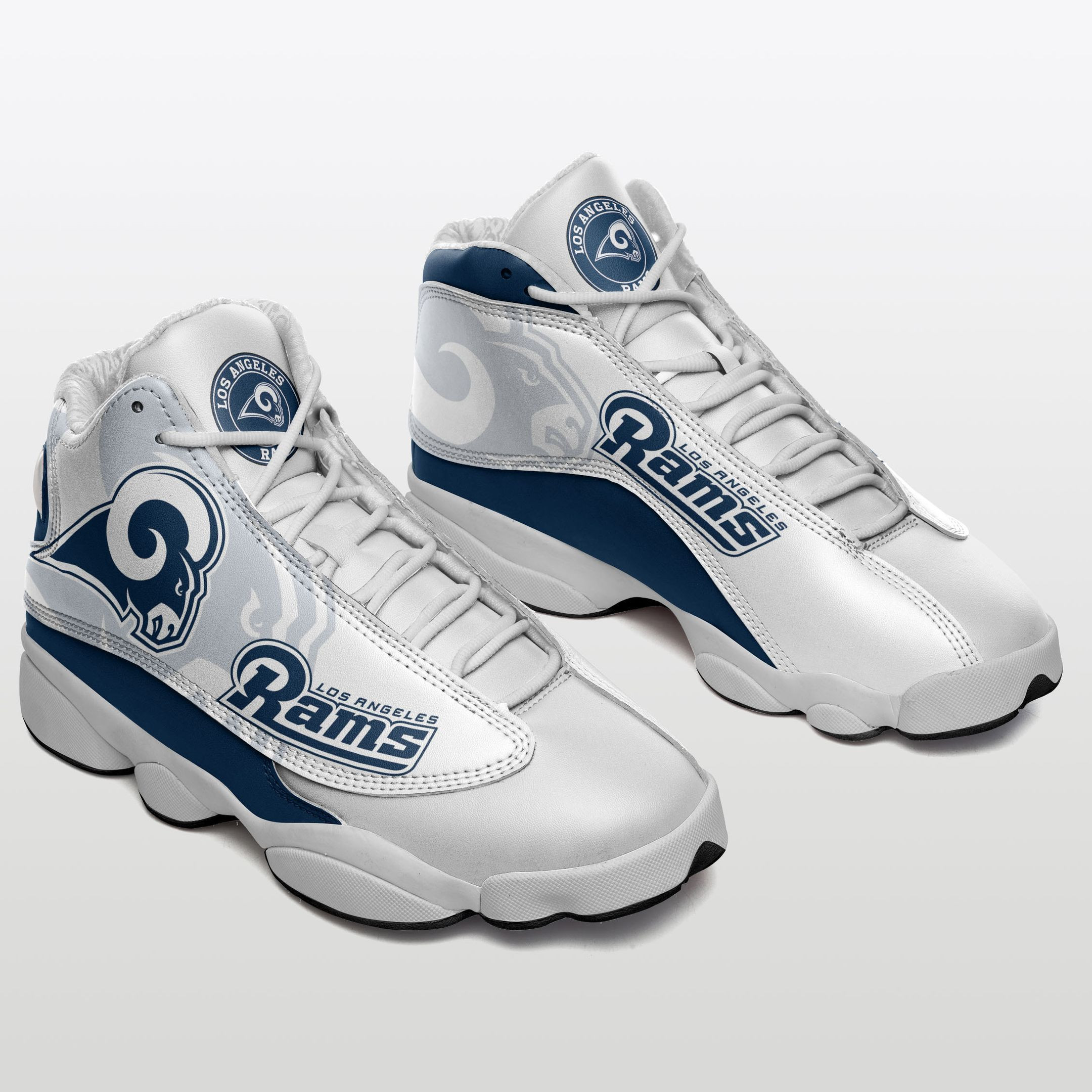 JWFancy Los Angeles Rams NFL AJ13 Sneakers Shoes For Men And Women