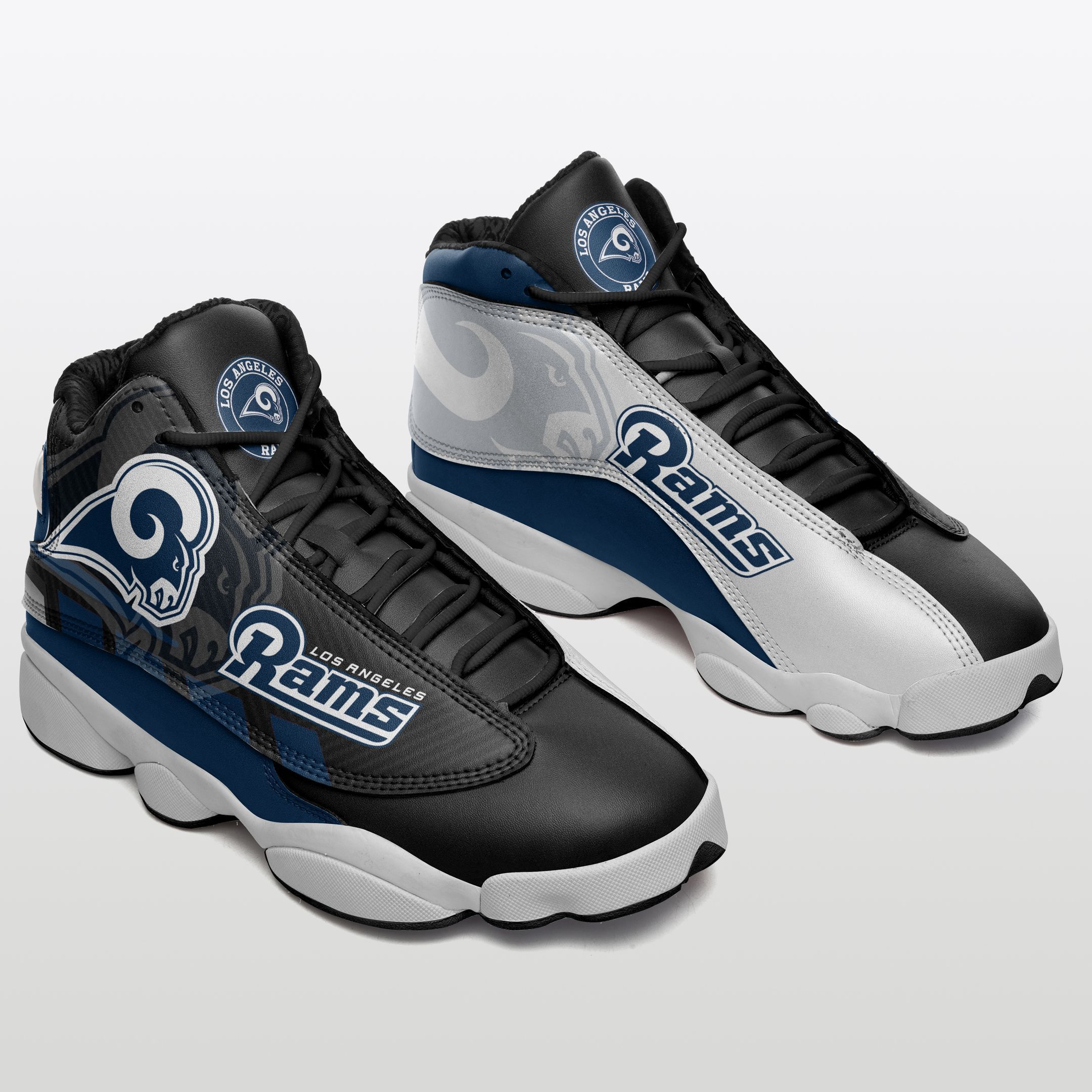 JWFancy Los Angeles Rams NFL AJ13 Sneakers Shoes For Men And Women