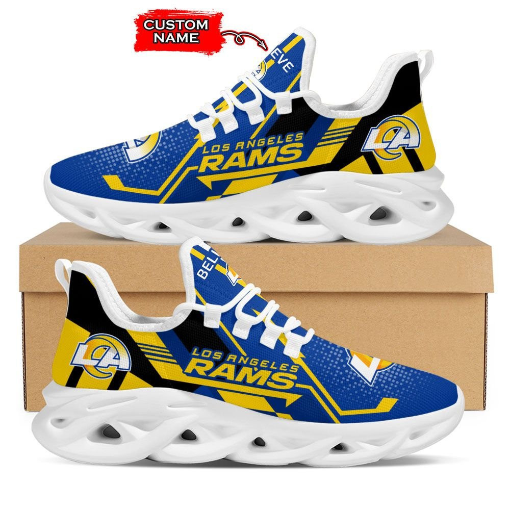 JWFancy Los Angeles Rams NFL Max Soul Shoes Sneakers For Men And Women