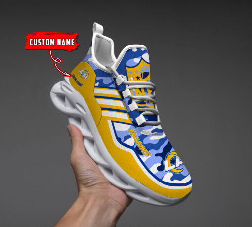 JWFancy Los Angeles Rams NFL Max Soul Shoes Sneakers For Men And Women