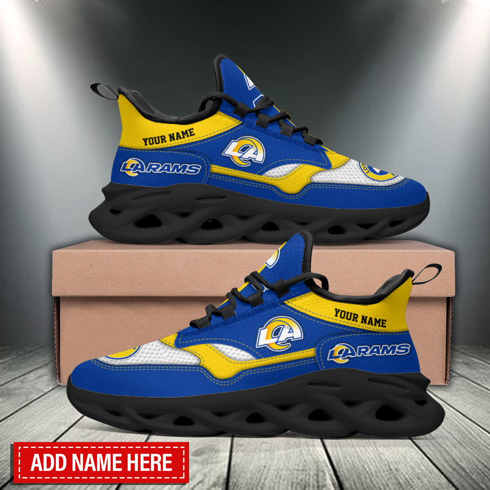 JWFancy Los Angeles Rams NFL Max Soul Shoes Sneakers For Men And Women