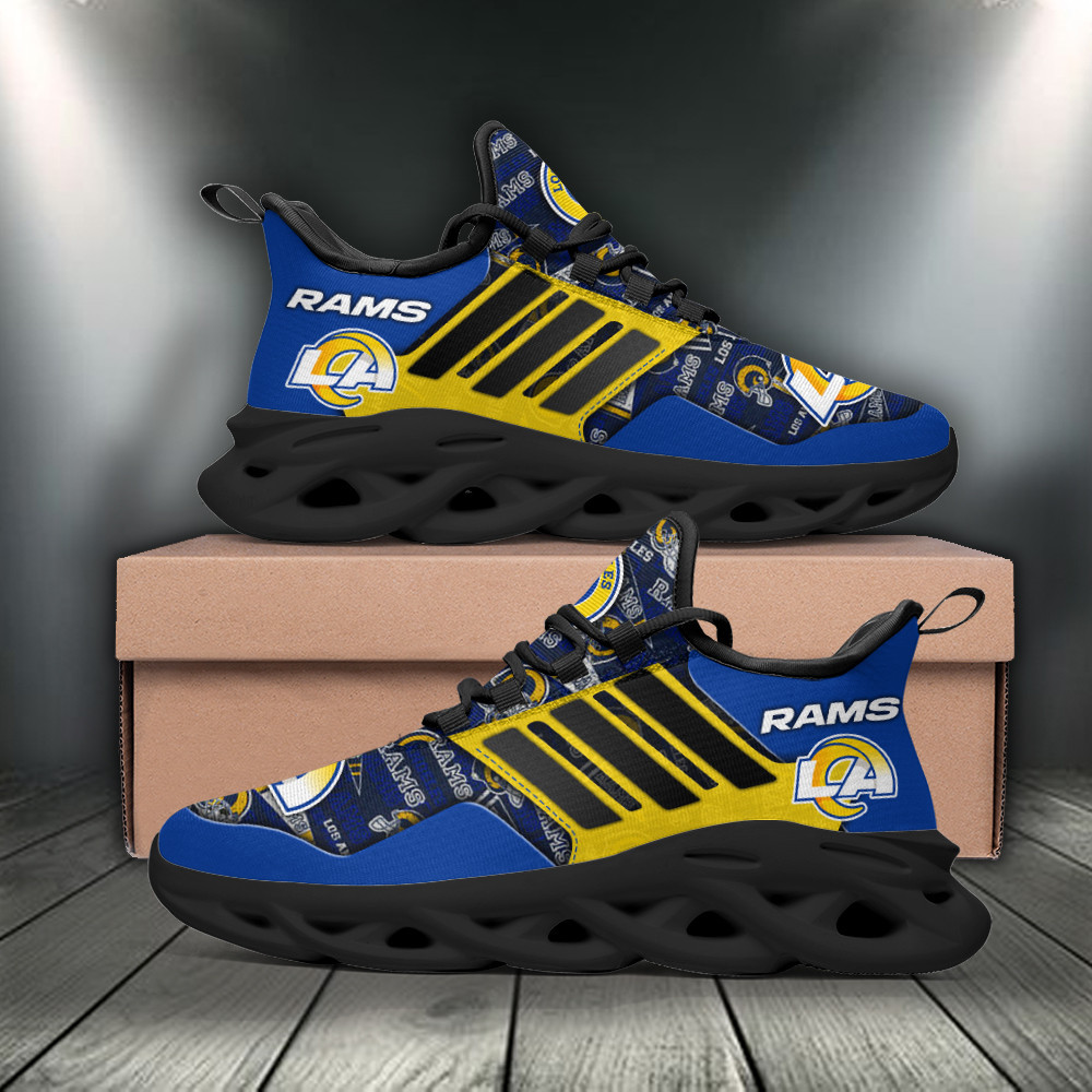 JWFancy Los Angeles Rams NFL Max Soul Shoes Sneakers For Men And Women