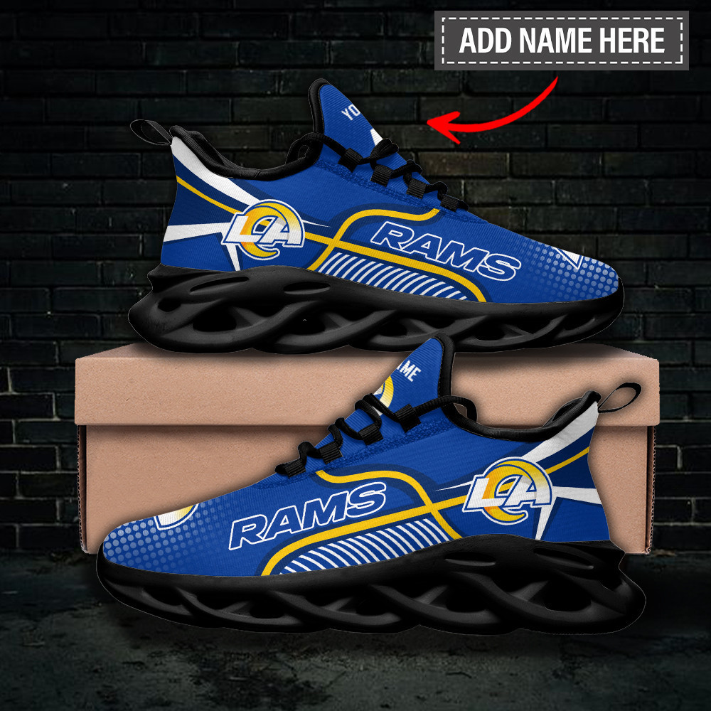 JWFancy Los Angeles Rams NFL Max Soul Shoes Sneakers For Men And Women