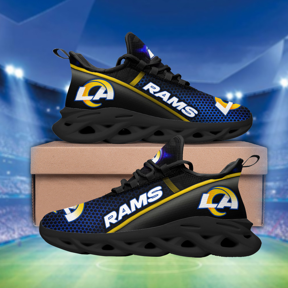 JWFancy Los Angeles Rams NFL Max Soul Shoes Sneakers For Men And Women
