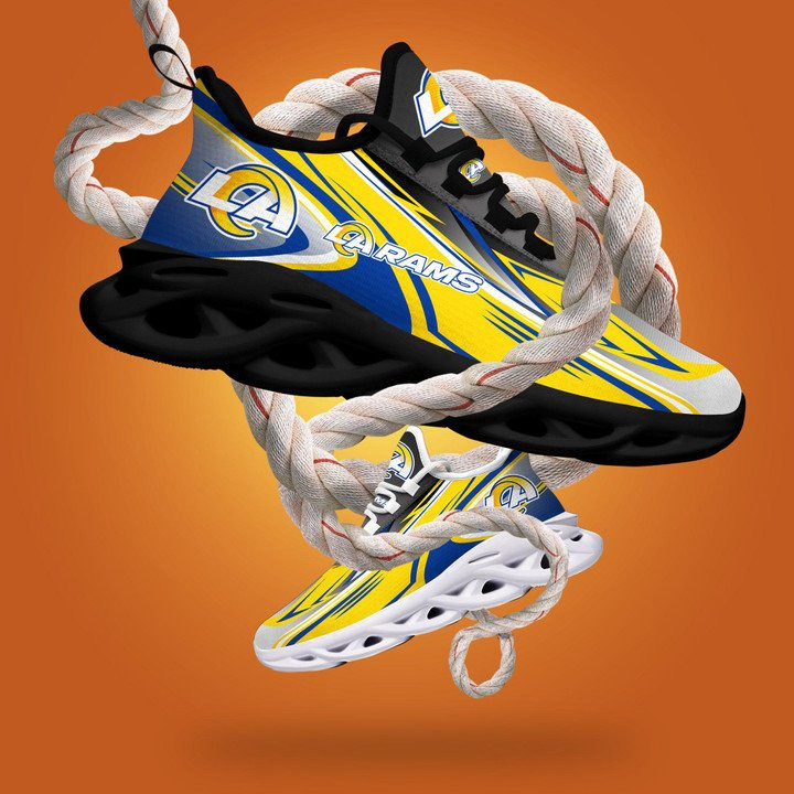 JWFancy Los Angeles Rams NFL Max Soul Shoes Sneakers For Men And Women