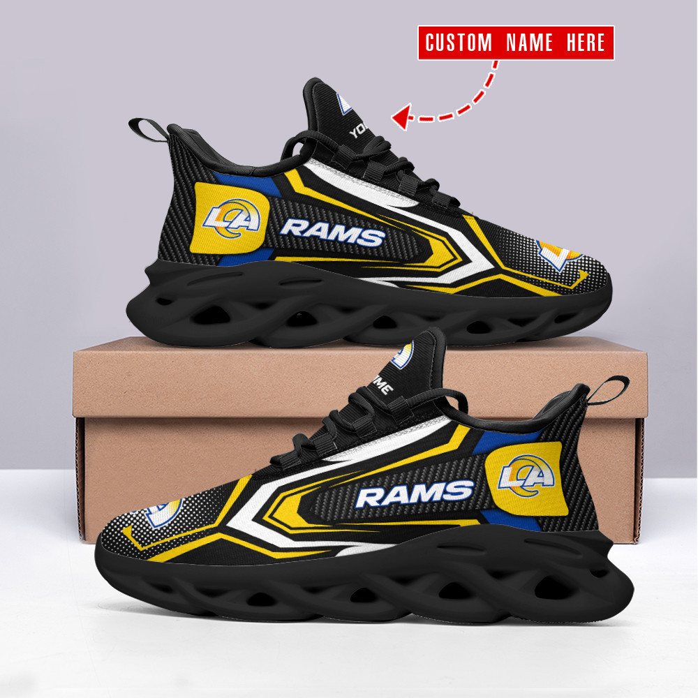 JWFancy Los Angeles Rams NFL Max Soul Shoes Sneakers For Men And Women