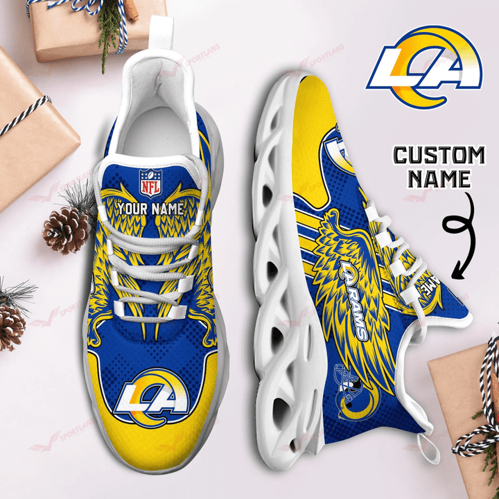 JWFancy Los Angeles Rams NFL Max Soul Shoes Sneakers For Men And Women