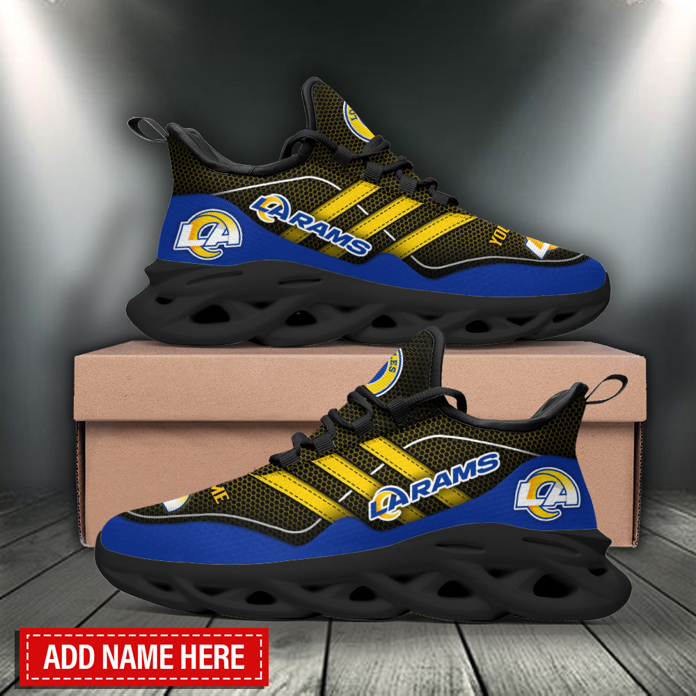 JWFancy Los Angeles Rams NFL Max Soul Shoes Sneakers For Men And Women