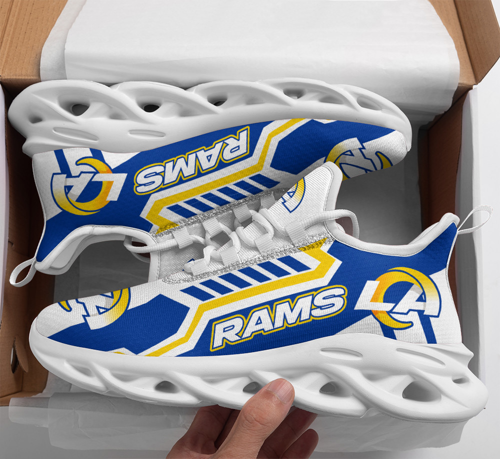 JWFancy Los Angeles Rams NFL Max Soul Shoes Sneakers For Men And Women