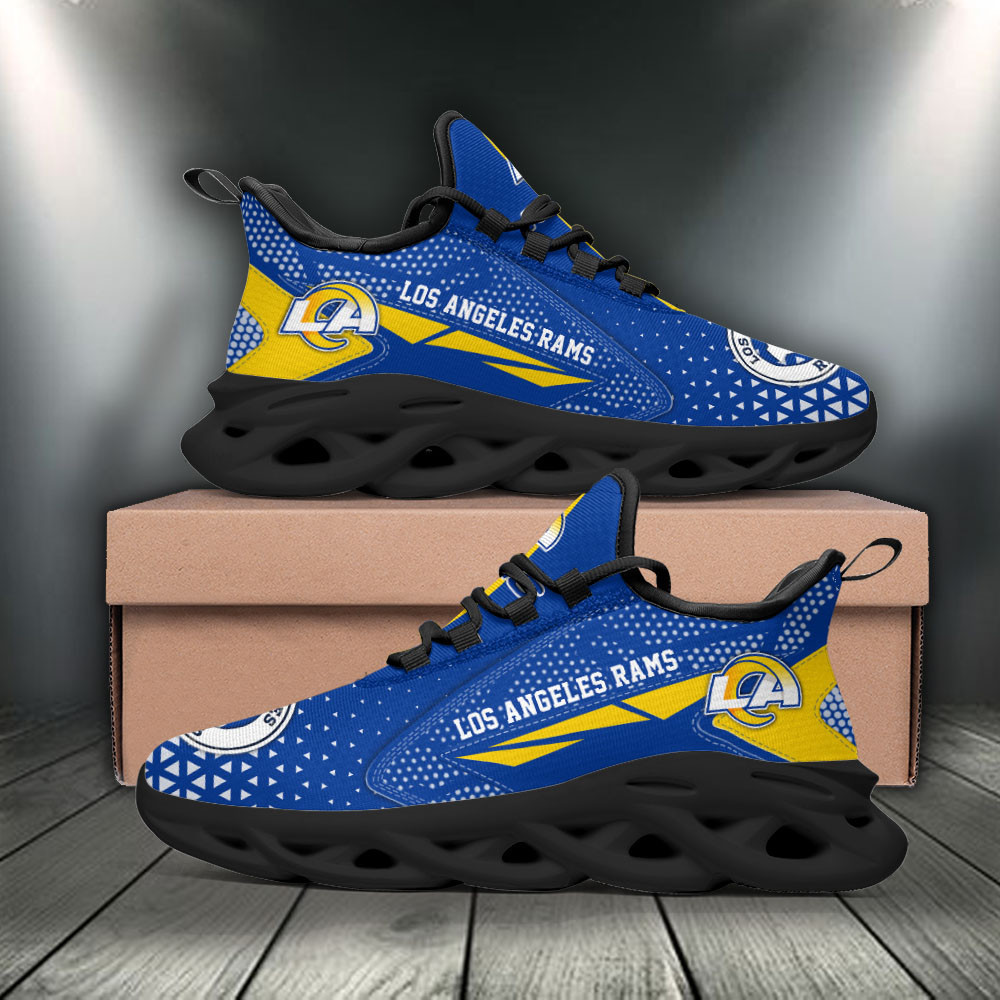 JWFancy Los Angeles Rams NFL Max Soul Shoes Sneakers For Men And Women