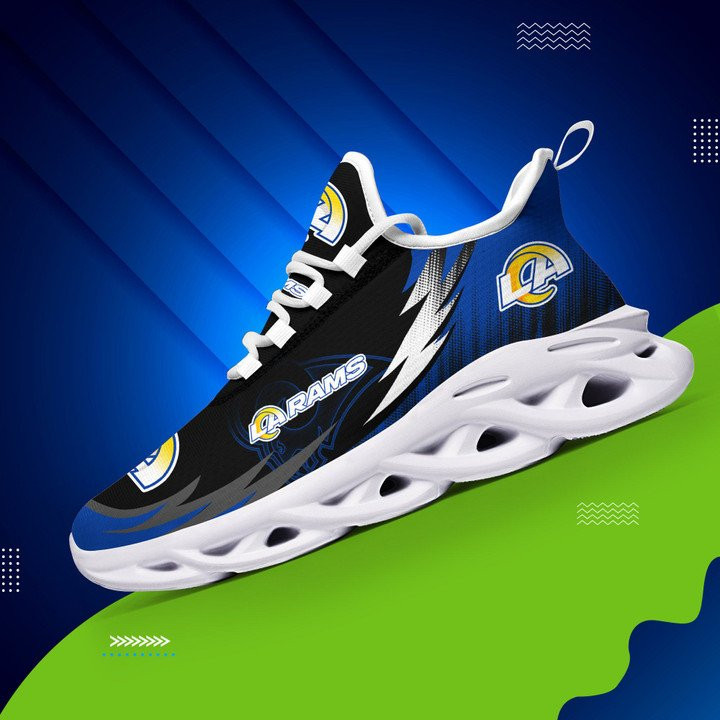 JWFancy Los Angeles Rams NFL Max Soul Shoes Sneakers For Men And Women