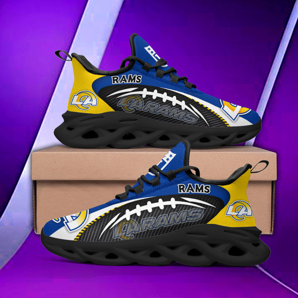 JWFancy Los Angeles Rams NFL Max Soul Shoes Sneakers For Men And Women