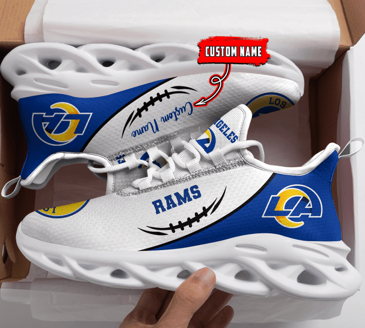 JWFancy Los Angeles Rams NFL Max Soul Shoes Sneakers For Men And Women