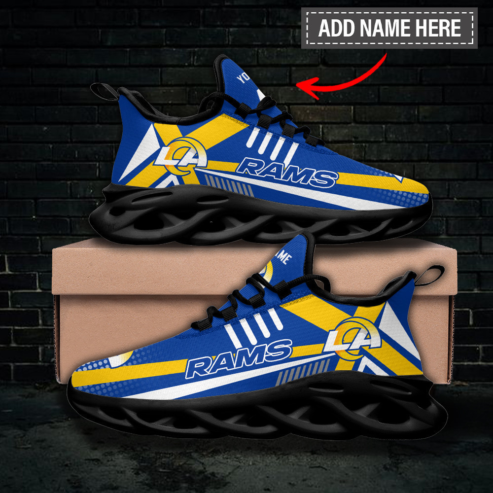 JWFancy Los Angeles Rams NFL Max Soul Shoes Sneakers For Men And Women