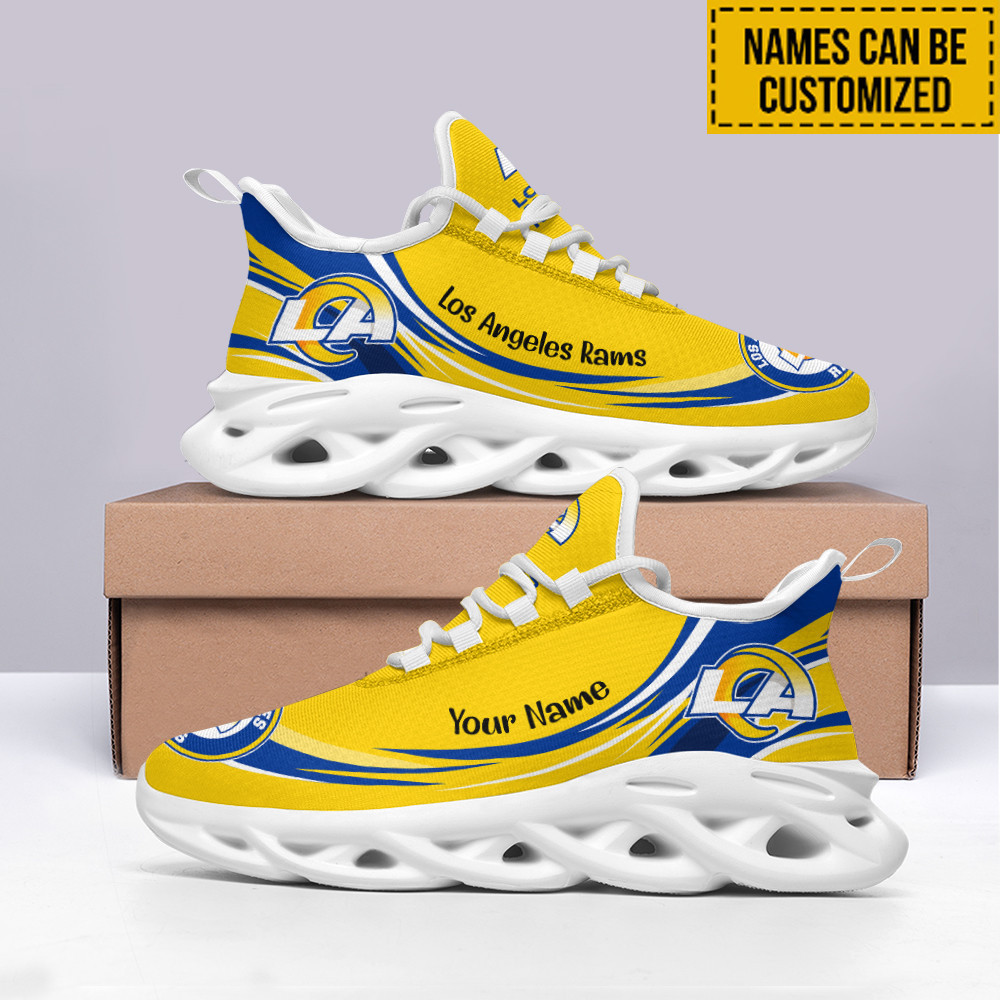 JWFancy Los Angeles Rams NFL Max Soul Shoes Sneakers For Men And Women