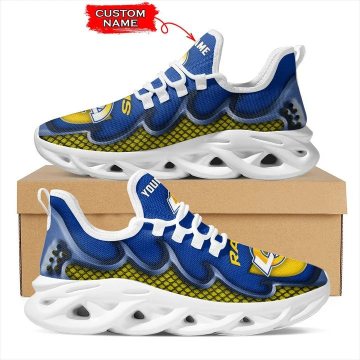 JWFancy Los Angeles Rams NFL Max Soul Shoes Sneakers For Men And Women