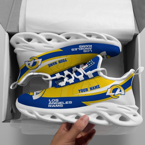 JWFancy Los Angeles Rams NFL Max Soul Shoes Sneakers For Men And Women