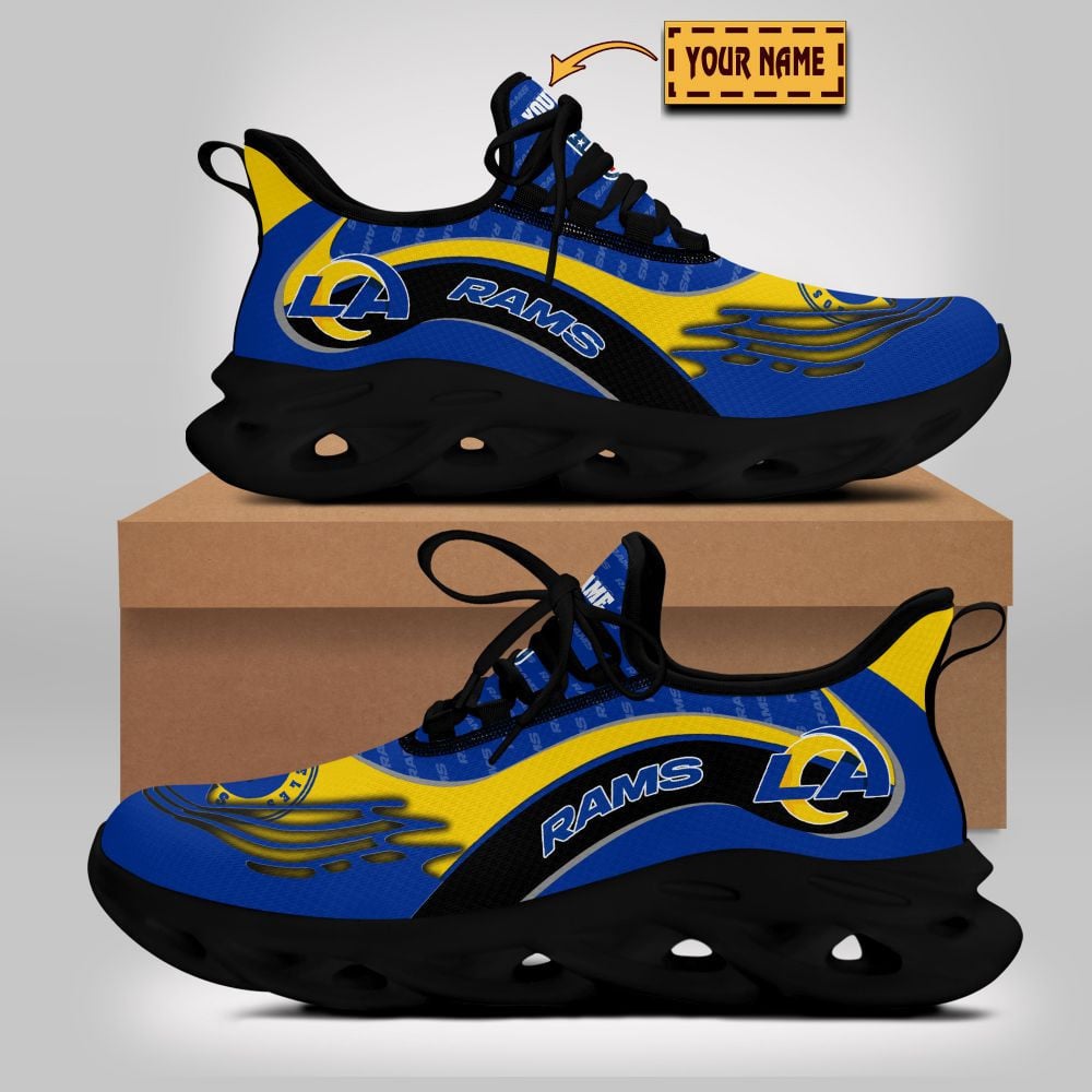 JWFancy Los Angeles Rams NFL Max Soul Shoes Sneakers For Men And Women
