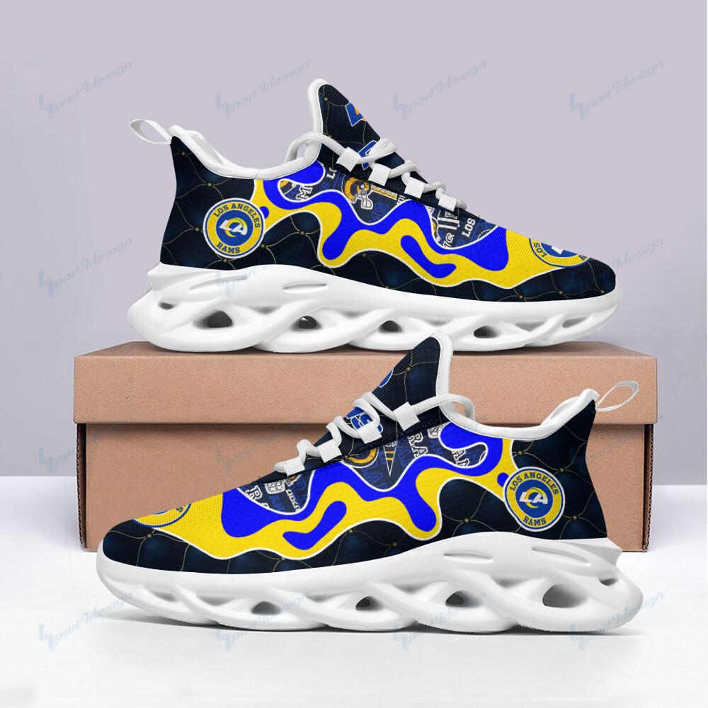 JWFancy Los Angeles Rams NFL Max Soul Shoes Sneakers For Men And Women