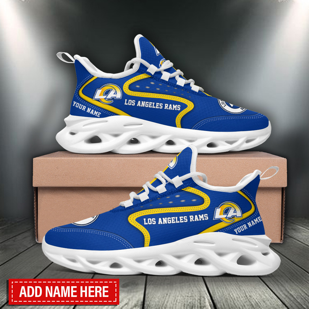 JWFancy Los Angeles Rams NFL Max Soul Shoes Sneakers For Men And Women
