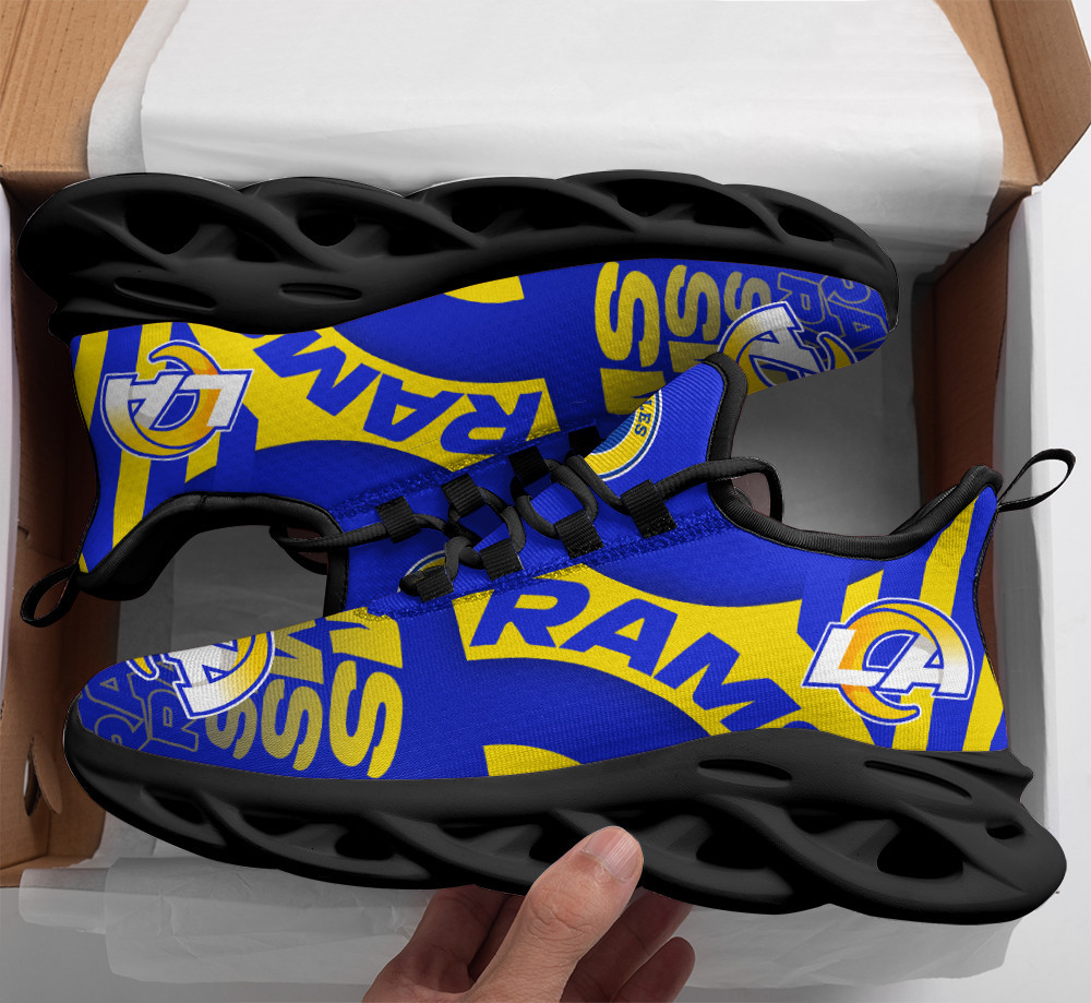 JWFancy Los Angeles Rams NFL Max Soul Shoes Sneakers For Men And Women