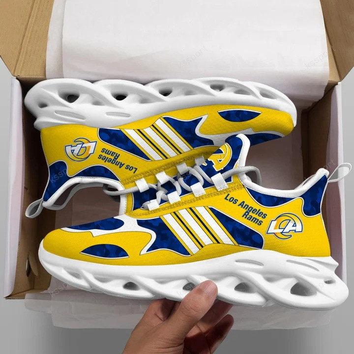 JWFancy Los Angeles Rams NFL Max Soul Shoes Sneakers For Men And Women