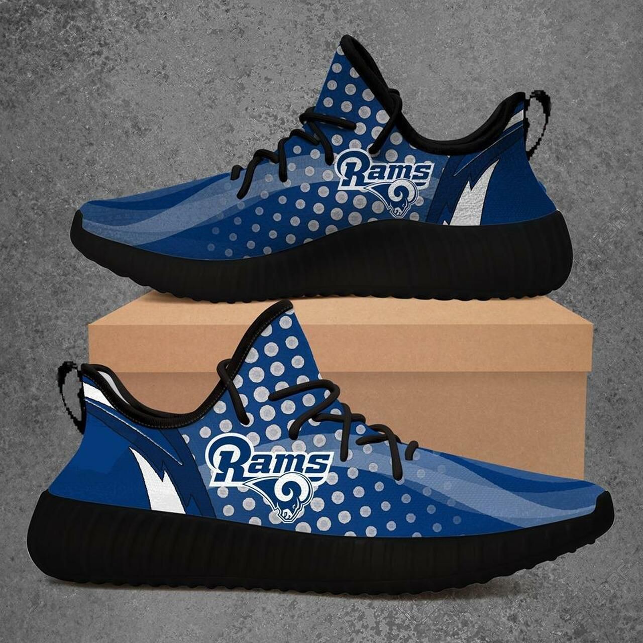 JWFancy Los Angeles Rams Reze Sneakers Shoes For Men And Women