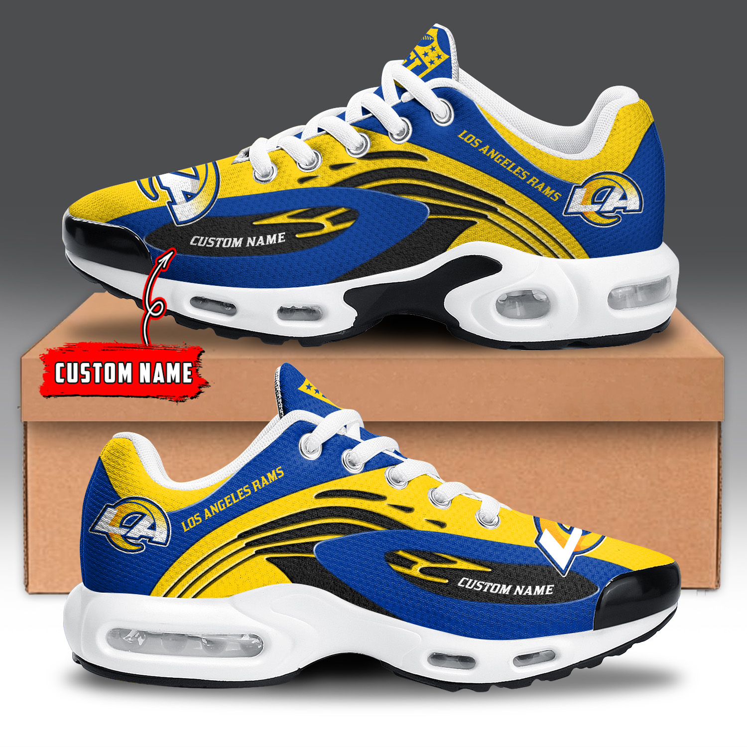 JWFancy Los Angeles Rams TN Shoes Sneakers For Men And Women