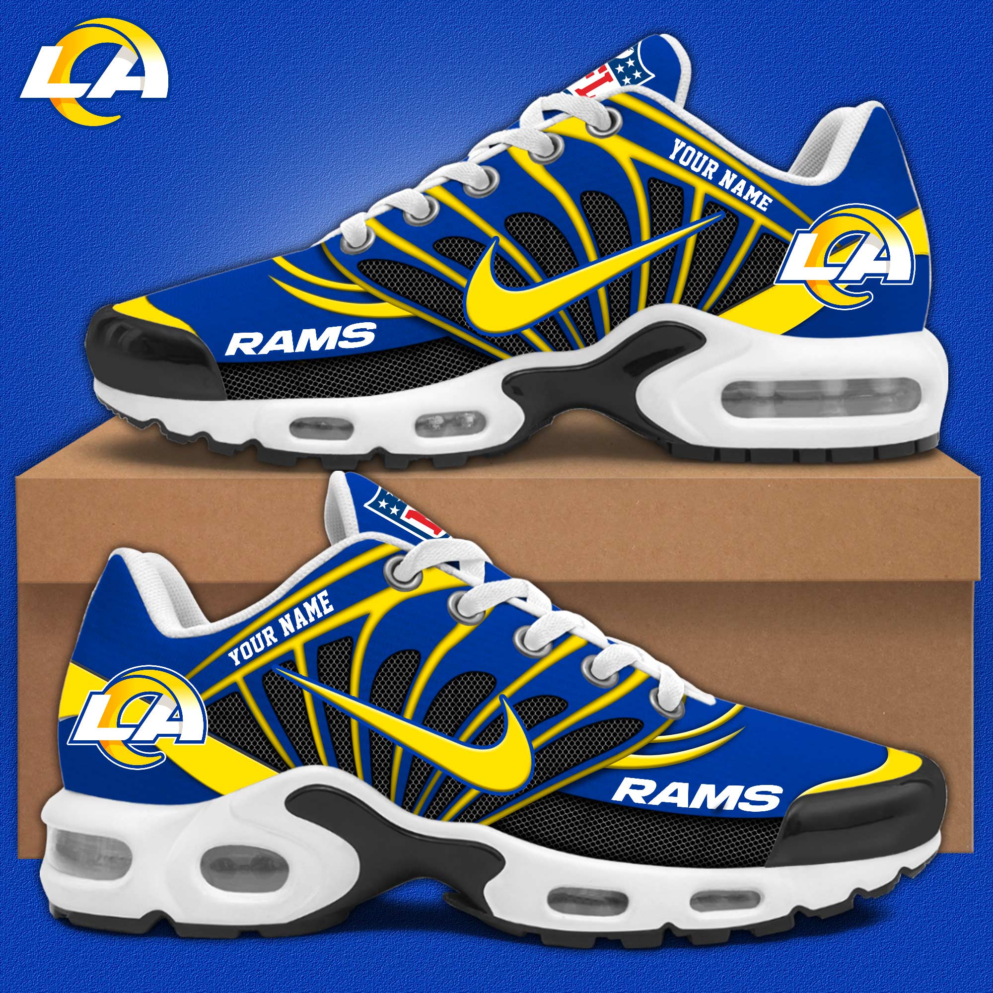 JWFancy Los Angeles Rams TN Shoes Sneakers For Men And Women
